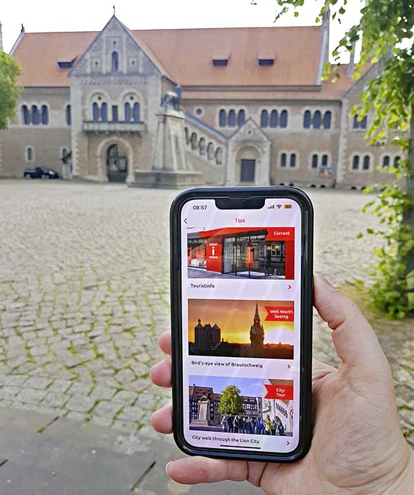 die App „Entdecke Braunschweig“